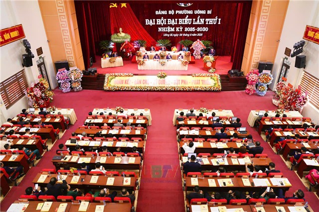 Khai mạc Đại hội đại biểu Đảng bộ phường Uông Bí lần thứ I, nhiệm kỳ 2025–2030