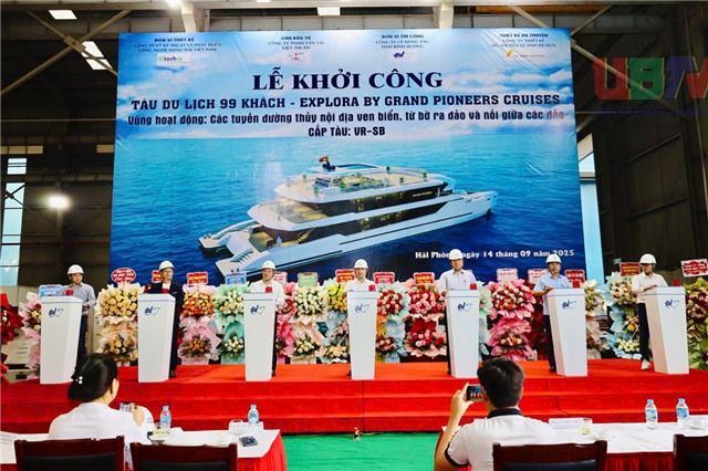 Công ty TNHH Vận tải Việt Thuận khởi công đóng tàu du lịch 99 khách tham quan Vịnh Hạ Long