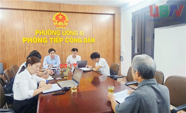 Phường Uông Bí tiếp công dân định kỳ giữa tháng 9