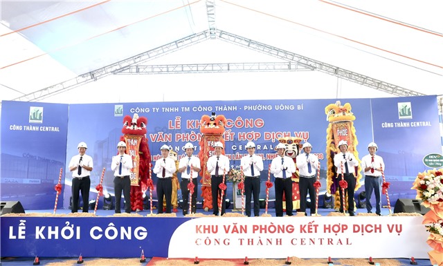 Lễ khởi công Dự án Khu văn phòng kết hợp dịch vụ tại Uông Bí