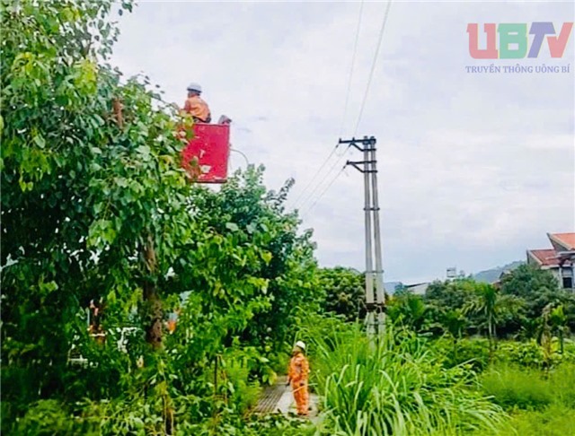 Điện lực Uông Bí triển khai đồng bộ giải pháp ứng phó siêu bão Ragasa, đảm bảo an toàn lưới điện