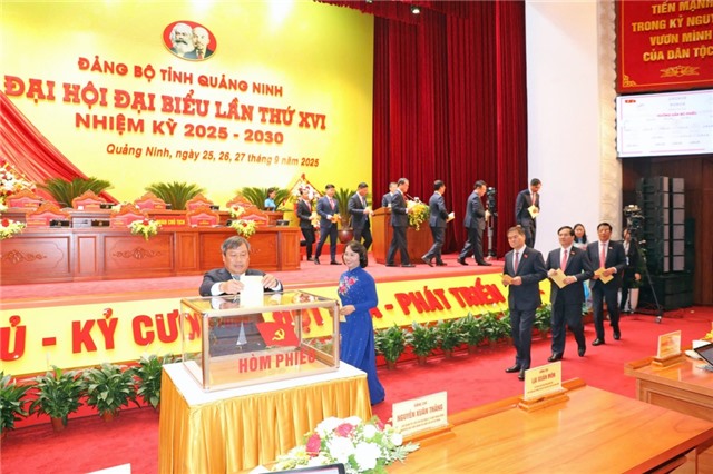 55 đồng chí trúng cử Ban Chấp hành Đảng bộ tỉnh khoá XVI, nhiệm kỳ 2025 – 2030