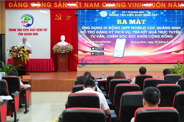 Ra mắt App Mobile CDC Quảng Ninh hỗ trợ, chăm sóc sức khỏe thông minh