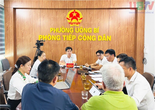Phường Uông Bí tiếp công dân định kỳ tháng 9/2025