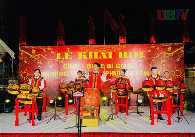 Khu Bí Giàng tổ chức chương trình văn nghệ chào mừng Lễ khai hội Đình – Nghè Bí Giàng năm 2025