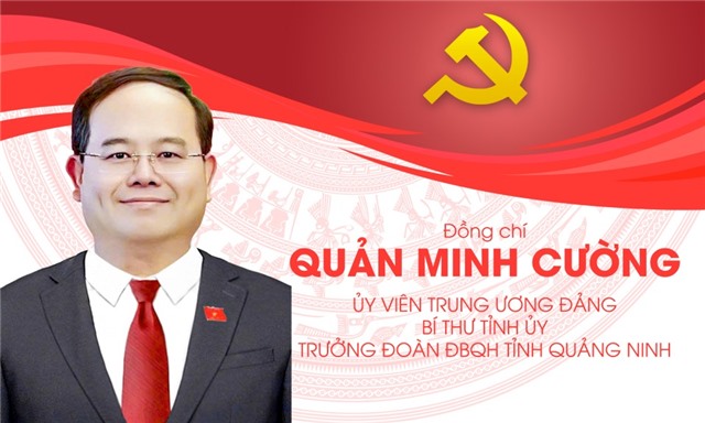 Đồng chí Quản Minh Cường, Bí thư Tỉnh ủy, Trưởng Đoàn ĐBQH tỉnh Quảng Ninh trúng cử Ban Chấp hành Trung ương Đảng khóa XIV