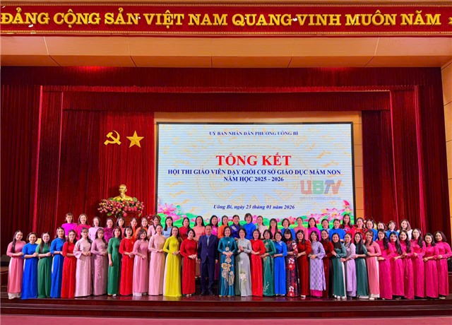 Hội nghị tổng kết Hội thi Giáo viên dạy giỏi cơ sở giáo dục mầm non năm học 2025 – 2026