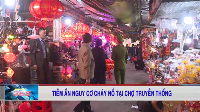 Tiềm ẩn nguy cơ cháy nổ tại chợ truyền thống
