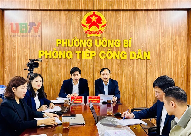Phường Uông Bí tổ chức tiếp công dân định kỳ tháng 1/2026