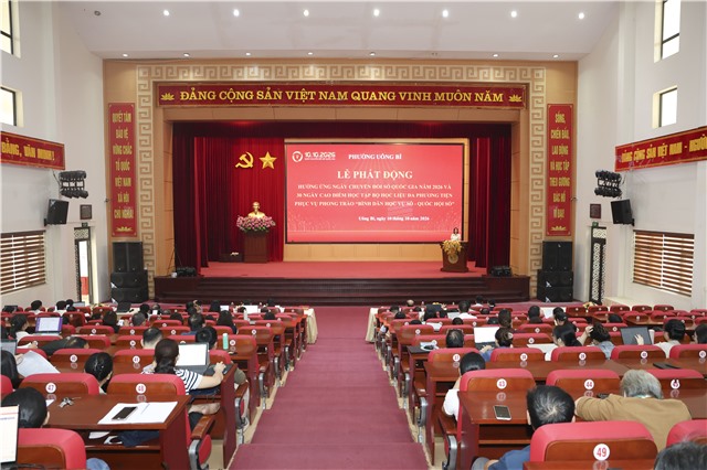 PHƯỜNG UÔNG BÍ PHÁT ĐỘNG HƯỞNG ỨNG NGÀY CHUYỂN ĐỔI SỐ QUỐC GIA 
