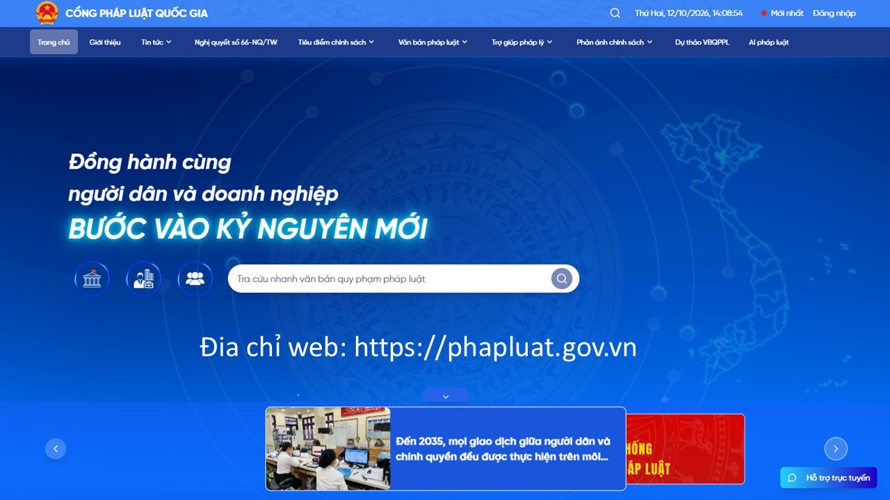 Cổng pháp luật quốc gia