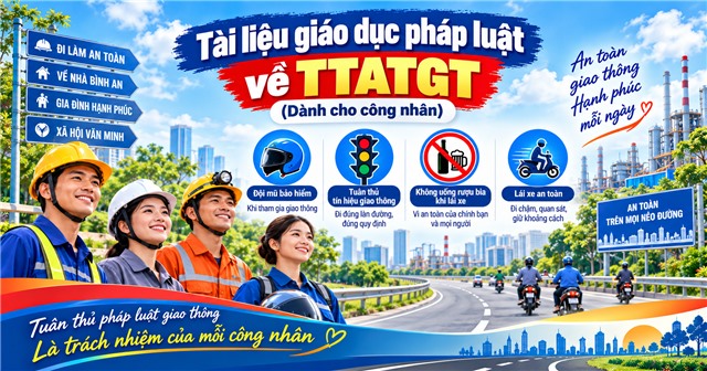 Tài liệu giáo dục pháp luật về TTATGT (Dành cho công nhân)