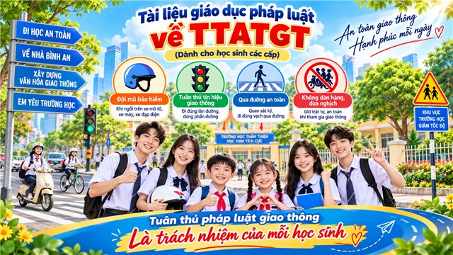 Tài liệu giáo dục pháp luật về TTATGT (Dành cho học sinh các cấp)