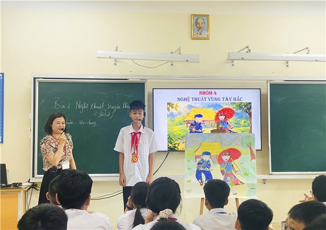 Các trường học trên địa bàn phường Uông Bí đẩy mạnh hưởng ứng Cuộc thi tìm hiểu pháp luật về di sản văn hóa