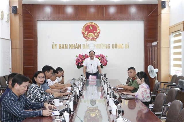 Phường Uông Bí triển khai kế hoạch tổ chức cưỡng chế giải phóng mặt bằng Dự án đường sắt tốc độ cao Hà Nội - Quảng Ninh đoạn đi qua địa bàn phường Uông Bí