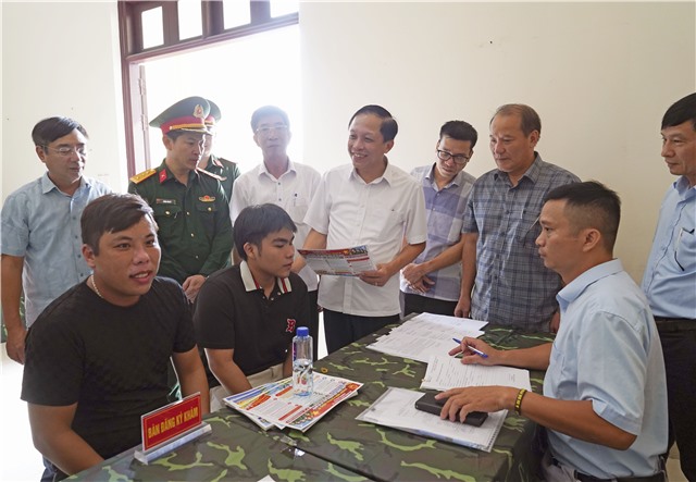 Phường Uông Bí tổ chức sơ tuyển sức khỏe nghĩa vụ quân sự năm 2027