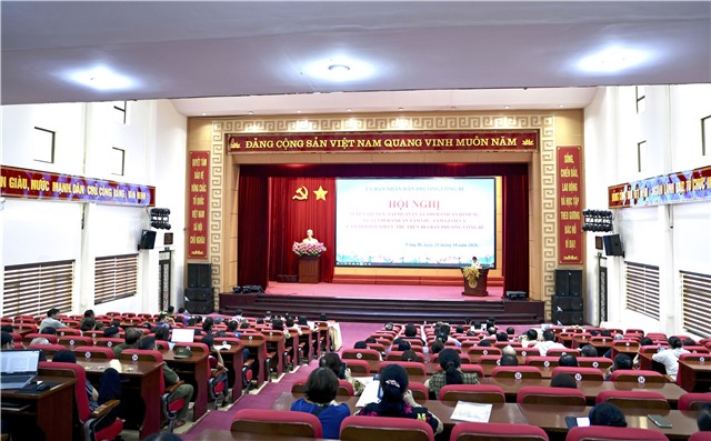 Phường Uông Bí tuyên truyền pháp luật về thi hành án hình sự