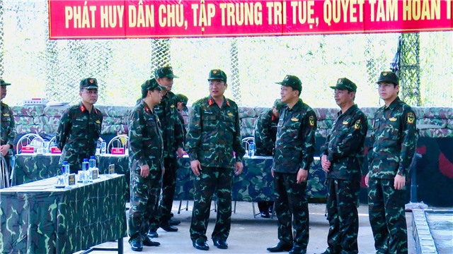 Ban Tổ chức diễn tập thành phố kiểm tra công tác chuẩn bị diễn tập khu vực phòng thủ phường Uông Bí