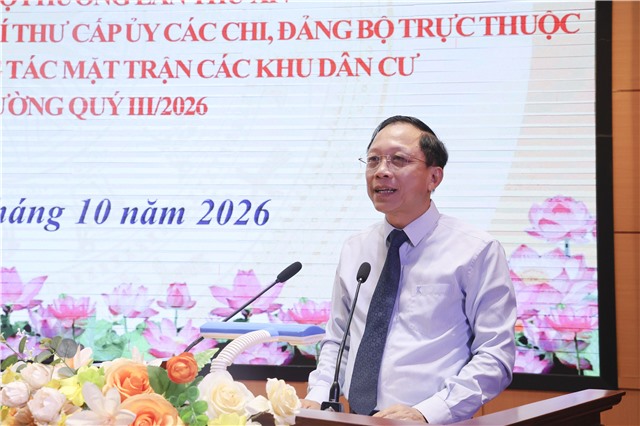 Hội nghị BCH Đảng bộ phường lần thứ XIV;  giao ban giữa Thường trực Đảng ủy với cơ sở quý III năm 2026