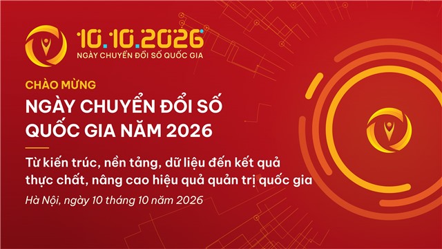  Phổ cập bộ nhận diện Ngày Chuyển đổi số quốc gia năm 2026