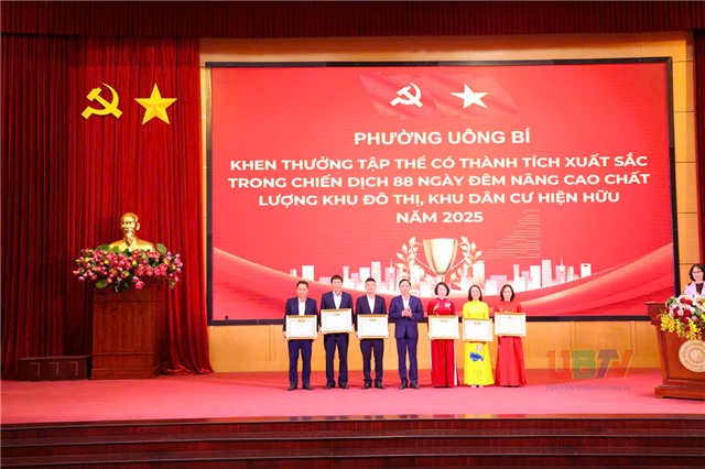 Phường Uông Bí tổng kết Chiến dịch 88 ngày đêm triển khai các công trình nâng cao chất lượng đô thị, khu dân cư hiện hữu 