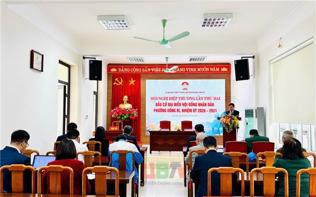 Phường Uông Bí tổ chức hội nghị hiệp thương lần thứ hai