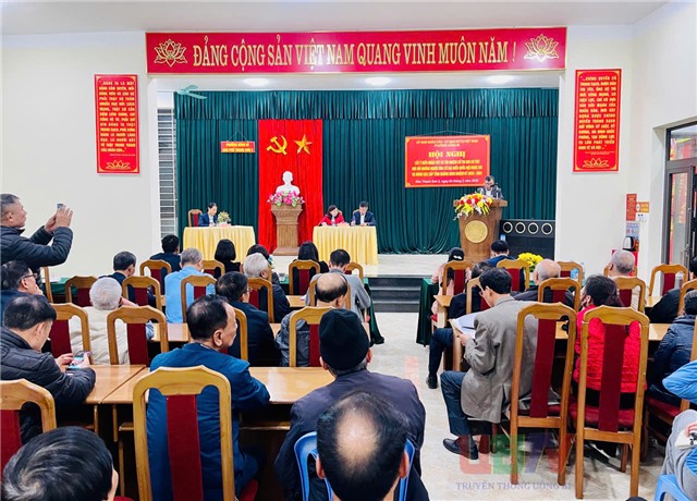 Khu Thanh Sơn 2:  Hội nghị lấy ý kiến nhận xét và tín nhiệm của cử tri nơi cư trú đối với người ứng cử đại biểu HĐND các cấp nhiệm kỳ 2026 – 2031 