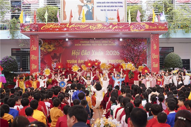 Trường TH&THCS Uông Bí, điểm Trường Tiểu học Yên Thanh  Hoạt động ngoại khóa Hội chợ xuân 2026