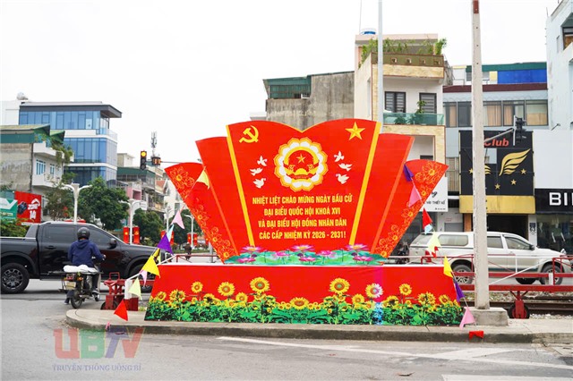 Phường Uông Bí - Rực rỡ cờ hoa, sẵn sàng cho Ngày hội lớn của Đất nước