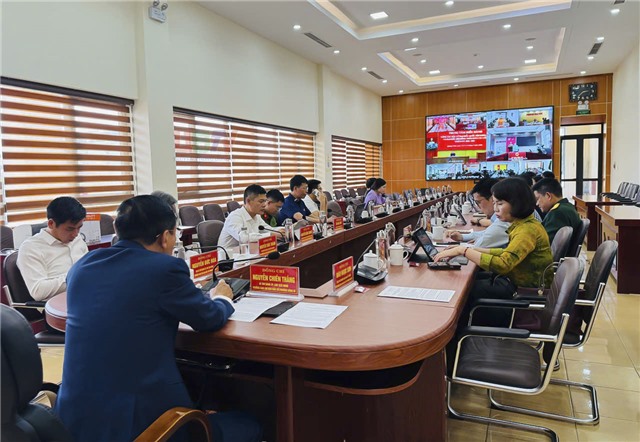 Hội nghị trực tuyến toàn tỉnh triển khai các nội dung công việc chuẩn bị cho ngày bầu cử