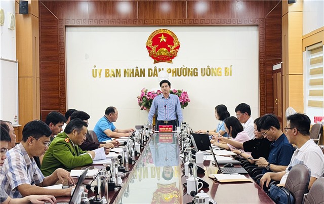 Phường Uông Bí: Tăng cường chỉ đạo thực hiện nhiệm vụ phát triển kinh tế – xã hội, chuẩn bị tốt công tác bầu cử 