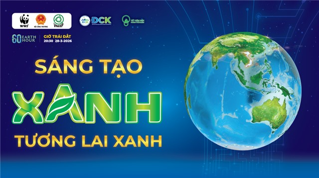 Giờ Trái đất năm 2026 sẽ diễn ra từ 20h30’ đến 21h30’ tối thứ 7 ngày 28/3