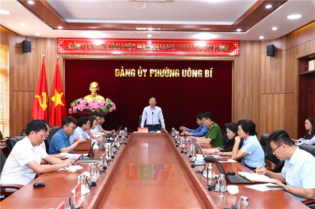 Ban Chỉ đạo về phát triển khoa học công nghệ, đổi mới sáng tạo và chuyển đổi số Uông Bí: Đánh giá kết quả công tác Quý I, triển khai nhiệm vụ quý II năm 2026