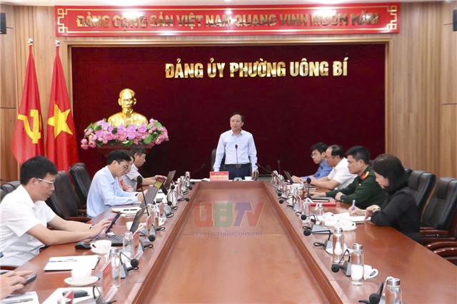 Phường Uông Bí: Đánh giá kết quả công tác GPMB các dự án công trình, công tác triển khai nhiệm vụ, giải pháp nâng cao chất lượng đô thị, khu dân cư hiện hữu Quý I, triển khai nhiệm vụ quý II/2026