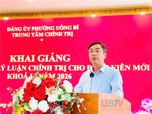 Khai giảng lớp bồi dưỡng lý luận chính trị cho đảng viên mới khóa I năm 2026