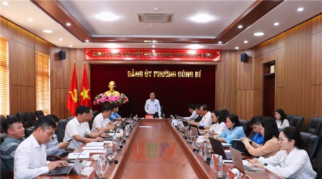 Hội nghị BCH Đảng bộ phường Uông Bí lần thứ IX