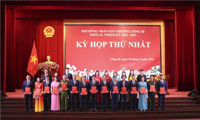 Kỳ họp thứ nhất, HĐND phường Uông Bí khóa II, nhiệm kỳ 2026 - 2031