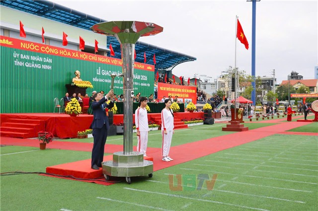 Quảng Ninh long trọng tổ chức lễ giao, nhận quân năm 2026 tại điểm giao quân số 10 