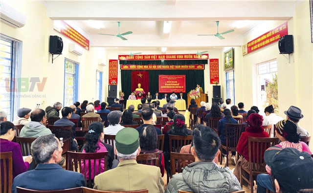 Hội nghị tiếp xúc cử tri vận động bầu cử đại biểu HĐND phường Uông Bí khóa II, nhiệm kỳ 2026–2031