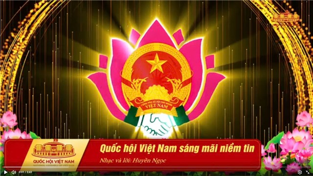 Bài hát: Quốc hội Việt Nam sáng mãi niềm tin 