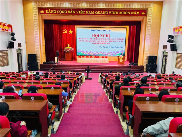 Phường Uông Bí: Hội nghị triển khai thực hiện công tác bầu cử đại biểu Quốc hội khóa XVI và đại biểu HĐND các cấp nhiệm kỳ 2026 - 2031