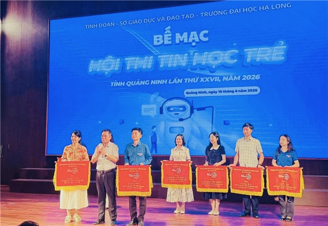 Uông Bí đạt giải Nhì toàn đoàn tại Hội thi Tin học trẻ tỉnh Quảng Ninh