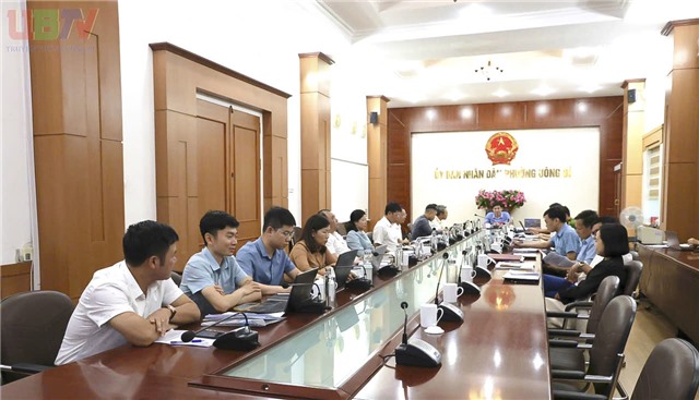 UBND phường Uông Bí giao ban thường kỳ tháng 4: Quyết liệt, linh hoạt trong chỉ đạo, điều hành, tạo đà hoàn thành mục tiêu quý II