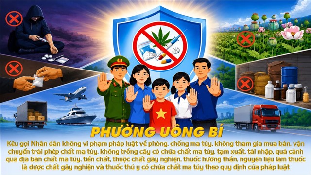 PHƯỜNG UÔNG BÍ - CHUNG TAY ĐẨY LÙI MA TÚY