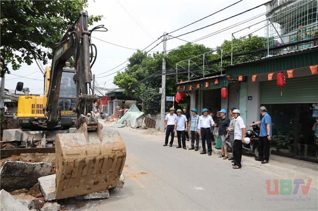 Lãnh đạo phường Uông Bí kiểm tra các dự án triển khai mới năm 2026