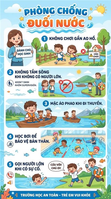 NHỮNG VIỆC CẦN LÀM ĐỂ PHÒNG, CHỐNG ĐUỐI NƯỚC