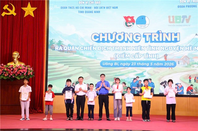 UÔNG BÍ RA QUÂN CHIẾN DỊCH THANH NIÊN TÌNH NGUYỆN HÈ NĂM 2026