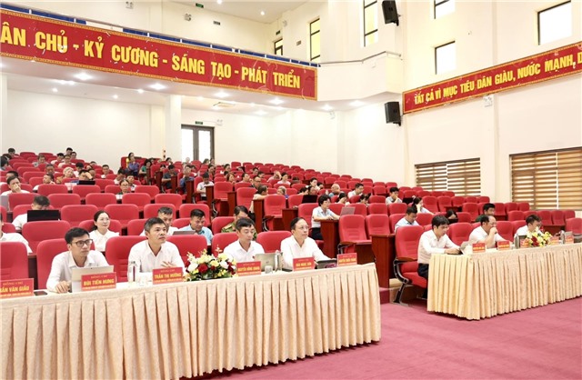 Phường Uông Bí tham dự hội nghị trực tuyến quán triệt Nghị quyết số 57-NQ/TW của Bộ Chính trị