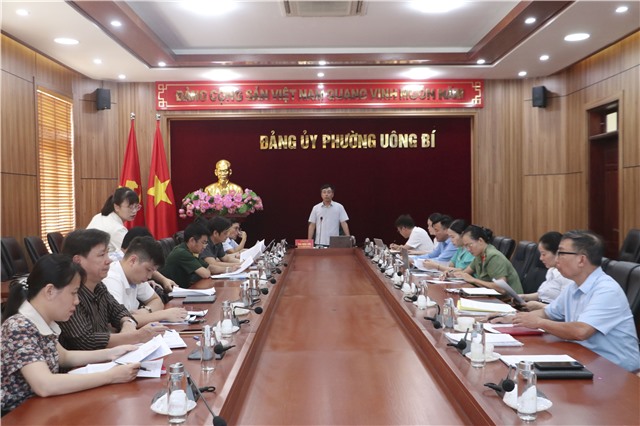 Ban Công tác 35 Đảng ủy phường Uông Bí: Đánh giá kết quả công tác 6 tháng đầu năm, triển khai phương hướng nhiệm vụ 6 tháng cuối năm