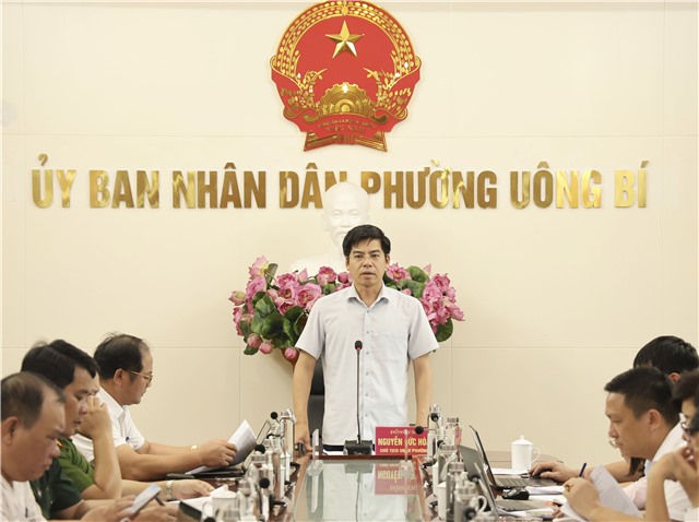 Hội nghị giao ban thường kỳ UBND phường Uông Bí tháng 5 năm 2026